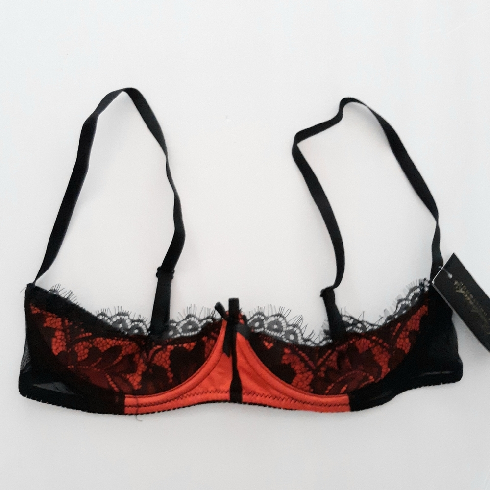 Frederick's of Hollywood Open Cup Bra - Picture 2 of 6